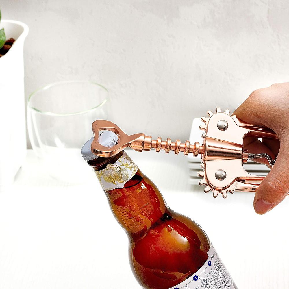 Многофункциональный штопор Wing Corkscrew, открывалка для винных бутылок и приспособление для извлечения пробок для красного вина и пива