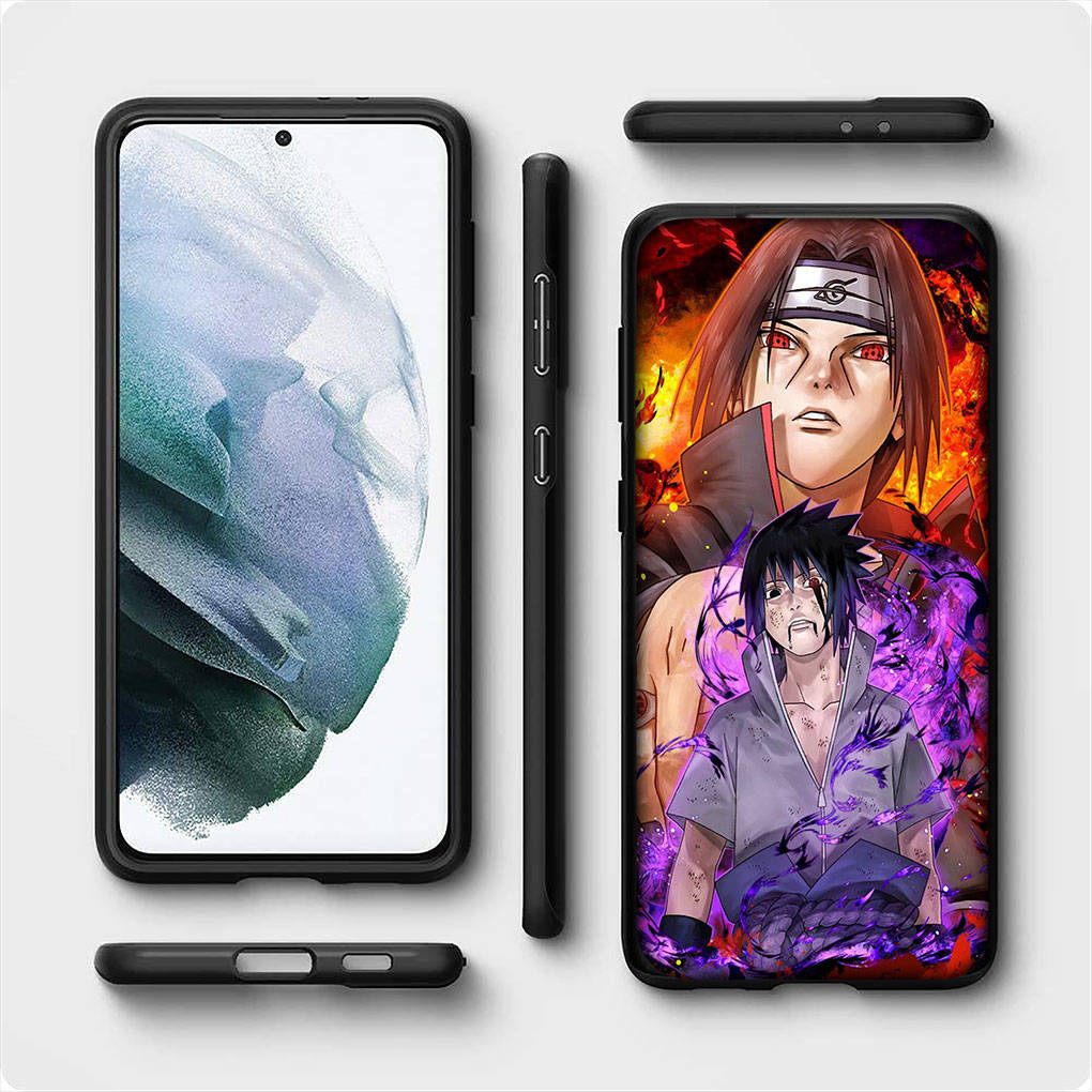Для iPhone 15 14 Xiaomi Redmi Note 13 12 11 Pro Max X 8 7 XR Samsung Galaxy A15 S24 S23 A05 Huawei OPPO A17 Uchiha Itachi Akatsuki аниме-чехол для телефона