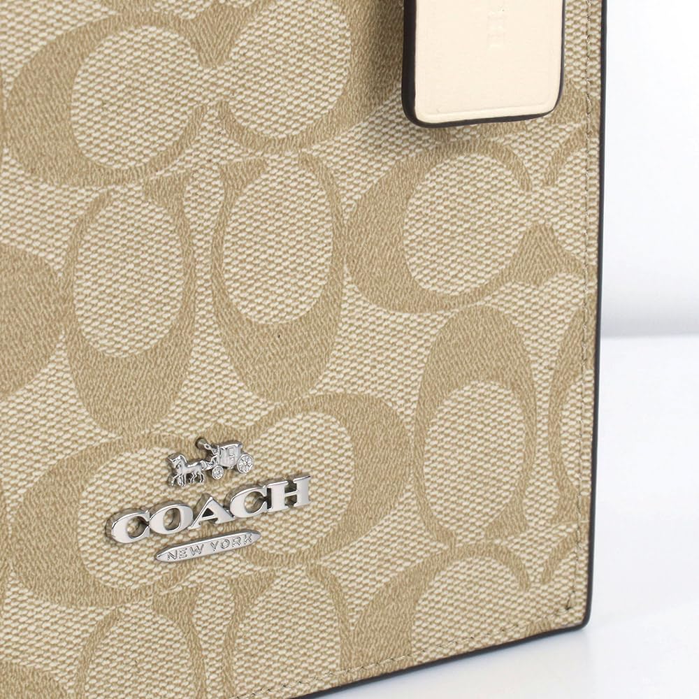 Сумка Сумка через плечо CJ494 SIGHA 2way Мини-сумка Signature Outlet Серебряный Светлый Хаки Мел [Coach] Женская [Товар]