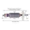 Ac220V-240V Якорь ротора арматуры Замена для угловой шлифмашины 9556 9557 9558 9556Nb 9556Hn 9557Nb 9557Hn 9558Nb 9558Hn