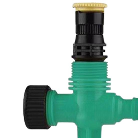 Lawn Sprinkler with Spike Base Ground Insert Water Sprinkler Adjustable Garden Sprinkler for Yard Patio Lawn Grass Irrigation