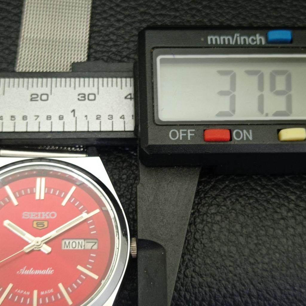 ВОССТАНОВЛЕННЫЕ ВИНТАЖНЫЕ SEIKO 5 АВТОМАТИЧЕСКИЕ 6309A ЯПОНИЯ МУЖСКИЕ ЧАСЫ С КРАСНЫМ ЦИФЕРБЛАТОМ a434688-2