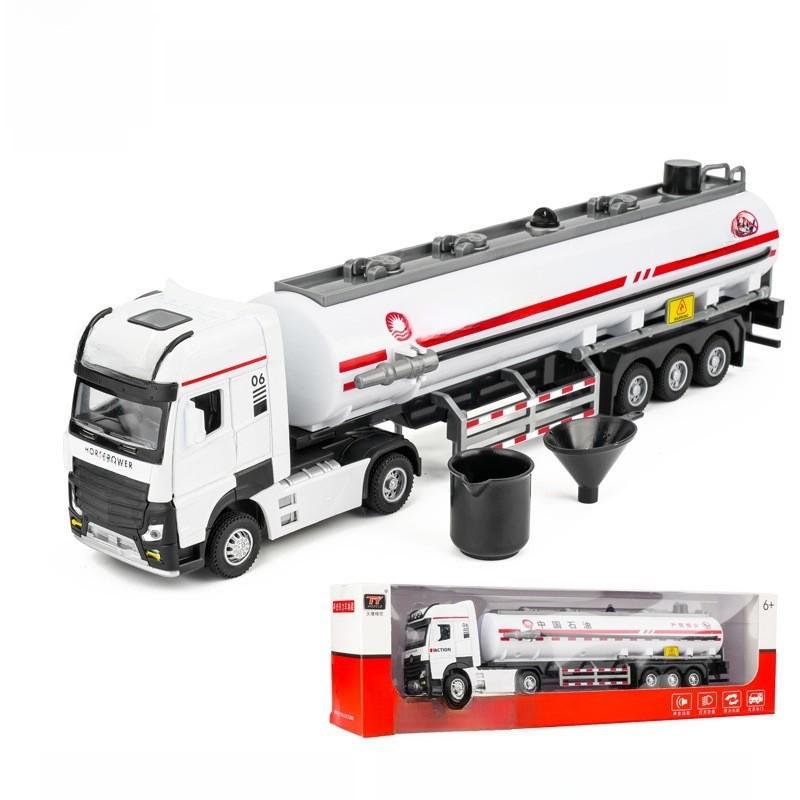 Childrens Construction Vehicle Pull Back Excavator With Light Sound And Detachable Cab For Boys Playtime