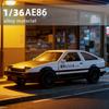 1/36 AE86 Металлическая модель автомобиля Симуляция автомобиля Литая игрушка Транспортное средство Модель автомобиля Детские игрушки Подарки на день рождения для детей