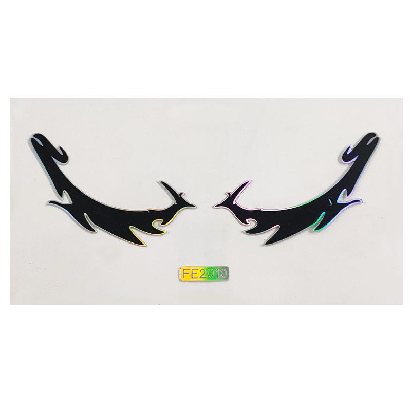 Временная наклейка для лица, наклейка для татуировки, сценическое искусство, наклейка для красоты, сделай сам, имитация лазерного лазера, наклейка для лица, наклейка