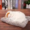 Sleeping Animals Bamboo Charcoal Lifelike Cat Dolls Plush Toys Simulation Creative Home Office Car Decoration Kitten Ornaments