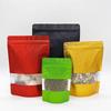 Colorful Embossed Window Standing Aluminum Foil Bag, High-end Moisture-proof and Light Avoiding Sealed Bag, Standing Visible Window Snack Packaging