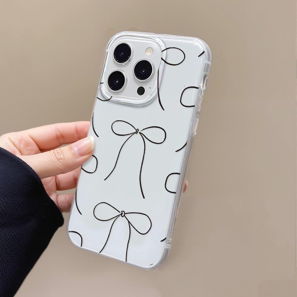 Painted Phone Case for iPhone 12 13 15 16 iPhone 16 12 13 14 15 Pro 14 15 16 Pro Max Coverage Shockproof Anti-Fingerprint Fresh Style Protective Case