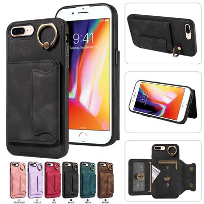 Чехол-держатель для карт с кольцом и слотами для iPhone 7, iPhone 8, iPhone 7 Plus, iPhone 8 Plus, iPhone SE 2020, iPhone SE 2022