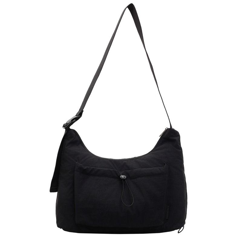 Nylon Crossbody Bag Women's Lightweight Large Capacity Shoulder Bag Commuter Dumpling Bag
