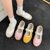 Soft-soled Velcro Ballet Style Shallow Mouth Single Shoes Women's Summer New Retro Mary Jane One-pedal Women's Shoes Tide