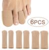 6 PCS Finger and Toe Sleeves with Gel Liner – Cushion Protectors for Corns, Calluses, Blisters, Bunion, Ingrown Nails & Hammer Toe Relief