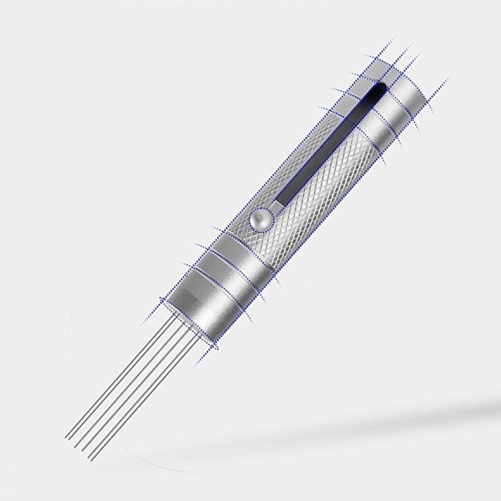 Telescopic Magnetic Needle Tamper Stainless Steel Espresso Distributor  Coffee Brewing