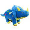 COZENTA Dinosaur Plush Toy Cute Triceratops (Blue 40cm)