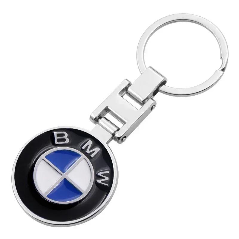 E60 E93 2025 New Hot For BMW 1pc car badge emblem keychain metal Car key ring car decoration keychain For Bmw e46 e90 e60 e39 f3