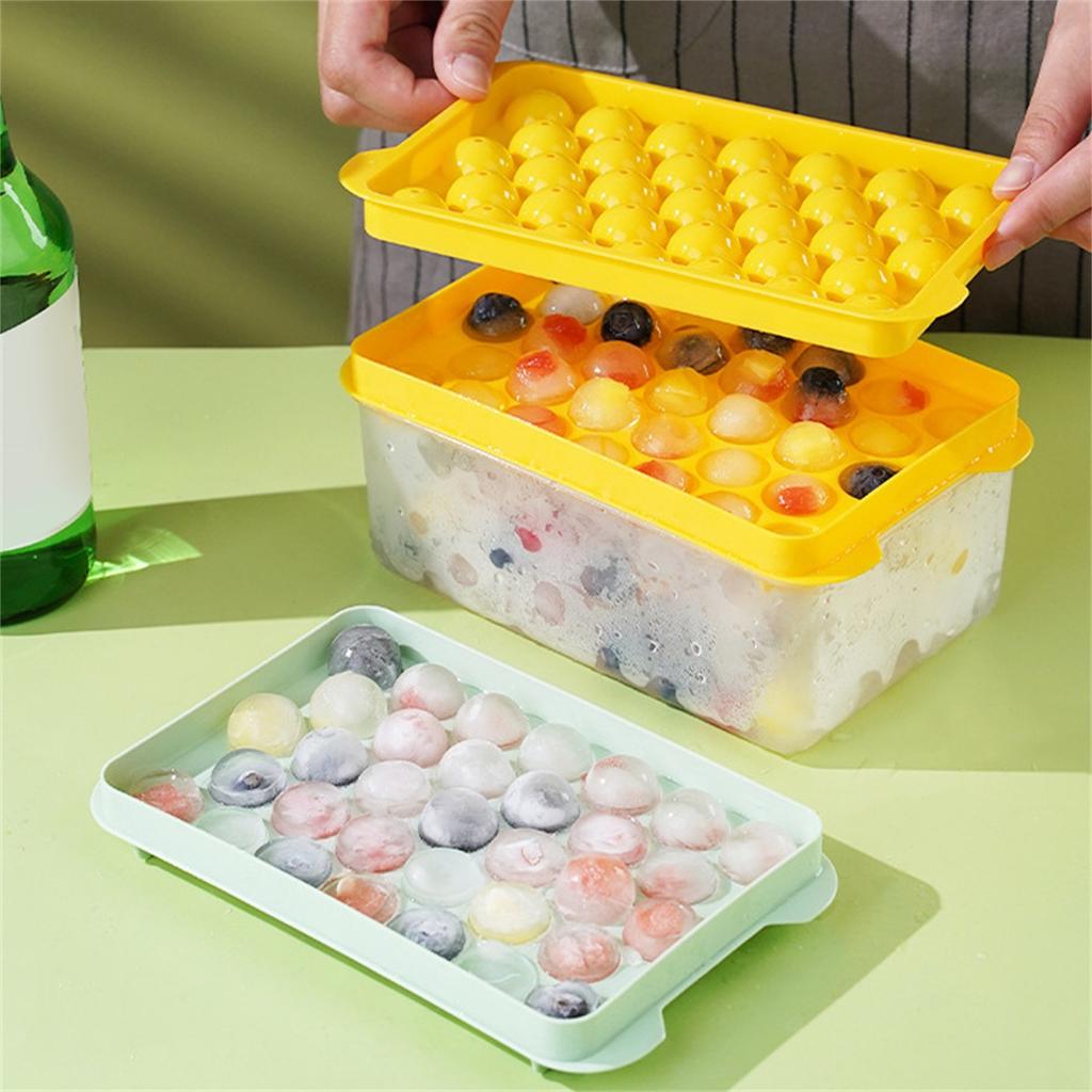 Ice-Mold Trays Cute Cartoon Ice-Mold Easy-Release Stackable Ice-
