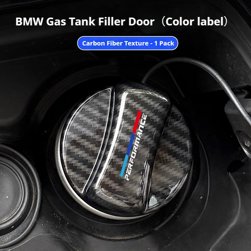 ABS Carbon Fiber For BMW 5 Series X1 X3 X5 M3 M4 M5 E46 F10 F30 U11 F48 G01 G05 G20 G30 G32 G60 Car Fuel Tank Cap Cover Sticker HYU9