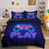 3D Printed Gamepad Comforter Cover R Bedding Set Teens Video Duvet for Youth Kids Boys Modern Controller Bedspread