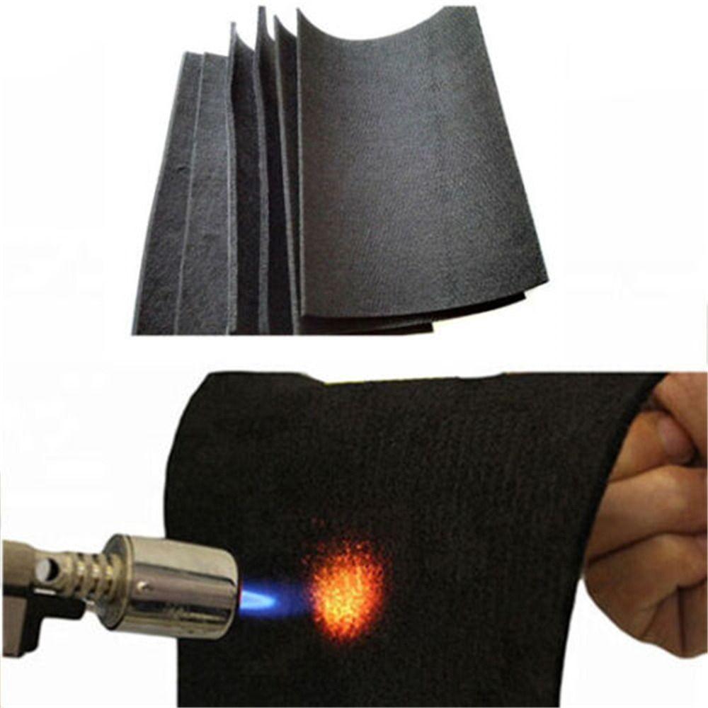 Высокотемпературное сварочное защитное одеяло из углеродного волокна, защитный лист для горелки, графитовый войлок