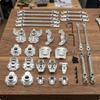 Metal Upgrade Kit 1:10 Scale Axle and Shock Absorption System Machined Juego Ejes for Hobbyists,