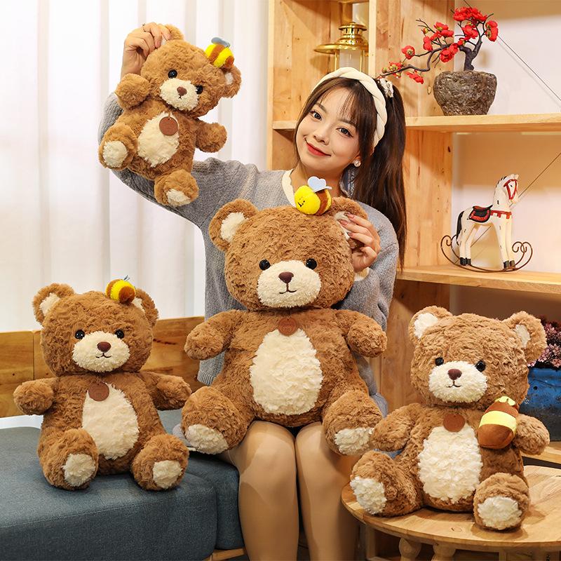 New Internet celebrity McGee bear plush toy bear throw pillow doll teddy bear toy doll for girls' birthday