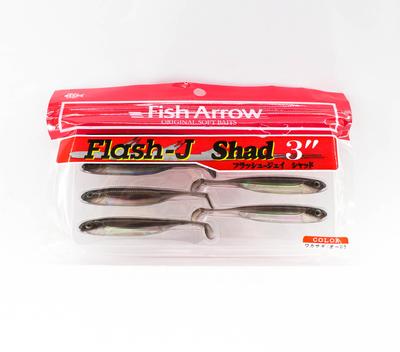 Fish Arrow Мягкая приманка Flash J Shad 3 дюйма, 7 шт. в упаковке #27 (4100)