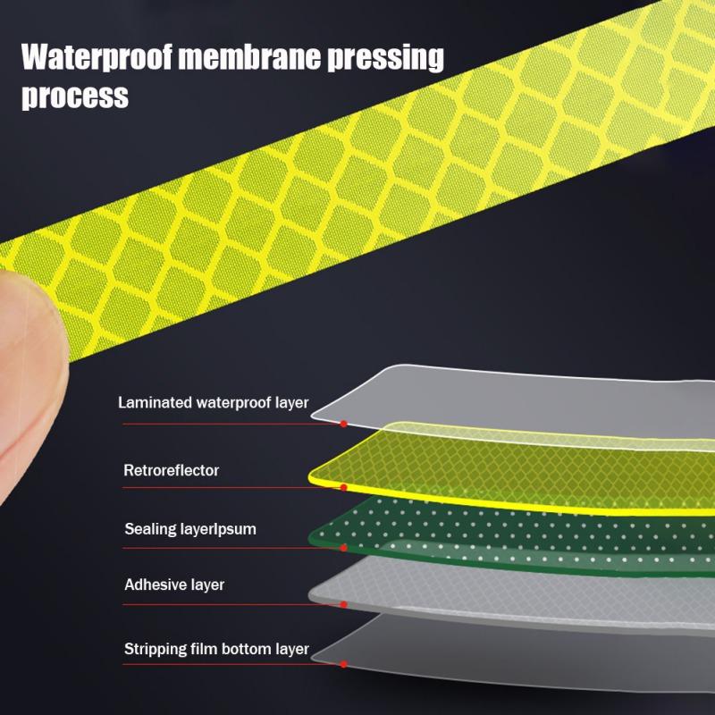 Светоотражающие наклейки для велосипеда, светоотражающие наклейки для горного велосипеда, светящаяся безопасная наклейка на колесо мотоцикла для велосипеда, аксессуары для тела