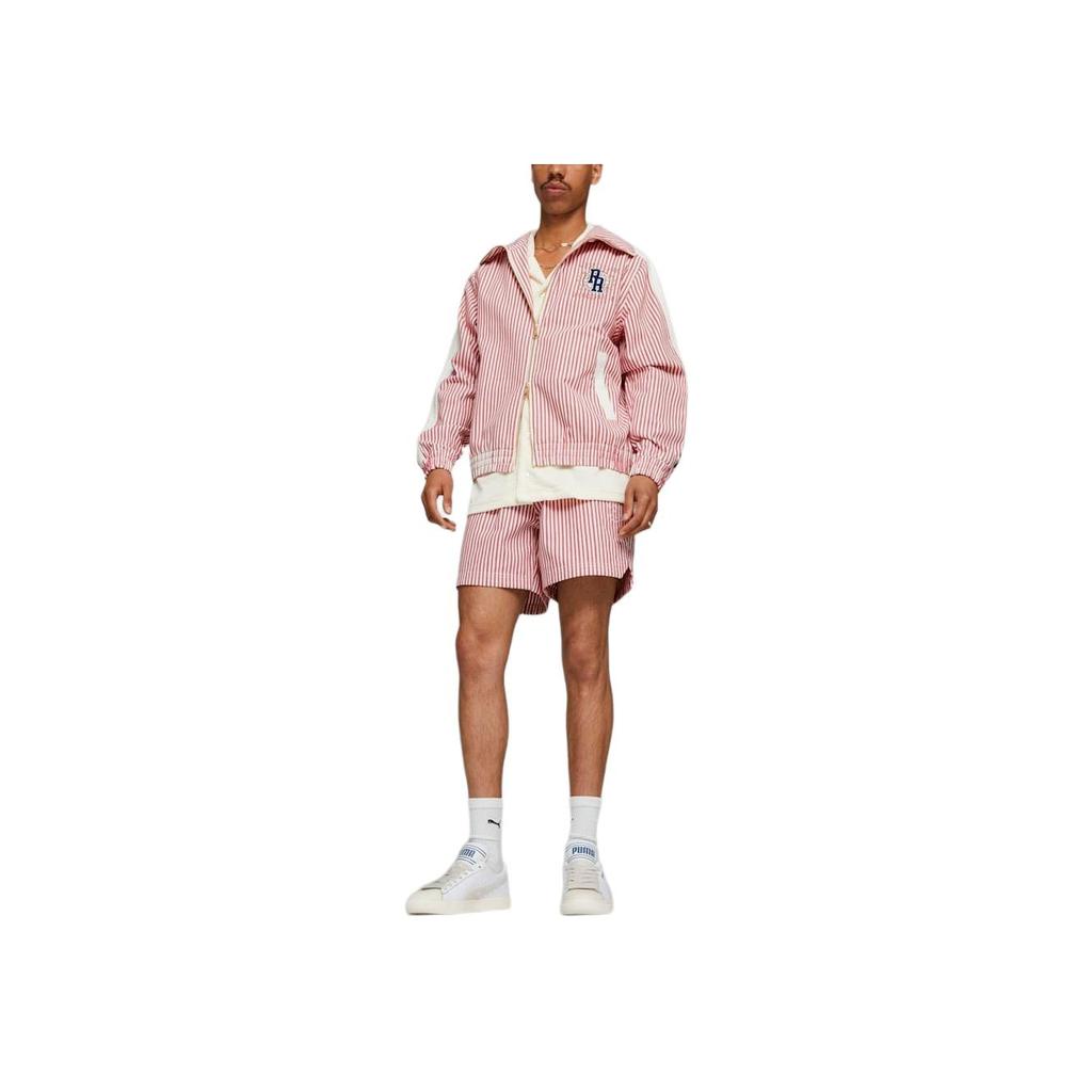 Puma Свободная полосатая куртка на молнии для мужчин, верхняя одежда, разноцветная 620884-21