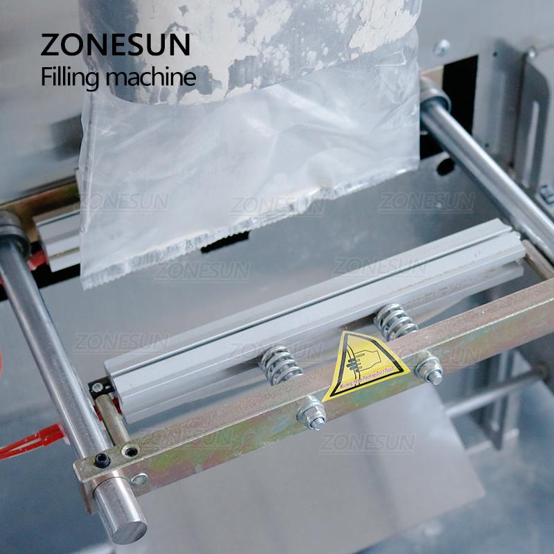 ZONESUN ZS-FM1000 10-999g Automatic Filling Sealing Machine For Food Coffee Bean Bag Back Seal Packaging
