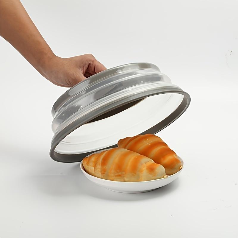 1 шт. 200 ℃ складная микроволновая защита от брызг круглая вентилируемая складная крышка для микроволновой печи