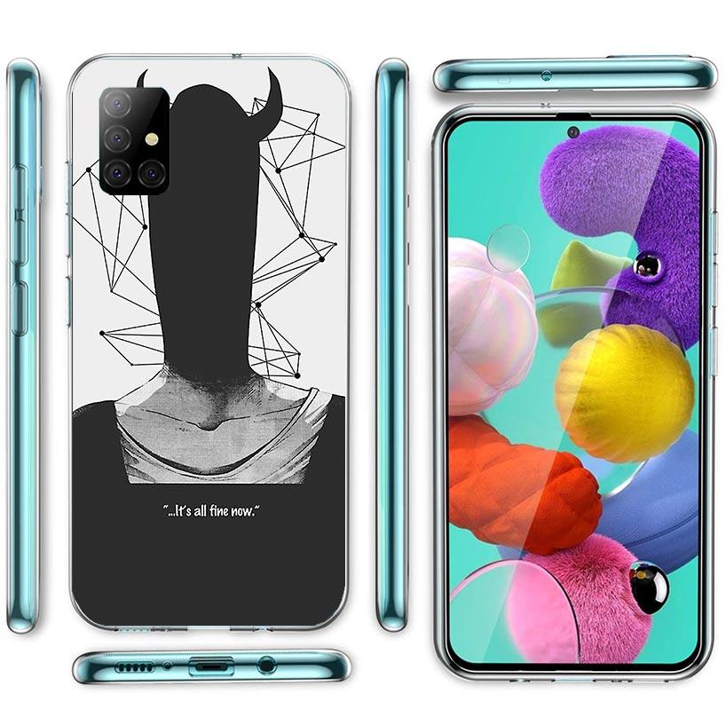 Oyasumi Punpun Phone Case For Samsung Galaxy A12 A52S A42 A32 A22 A51 A50 Note 20 Ultra 10 S10 Plus A71 A70 A31 A30 A10S Galaxy