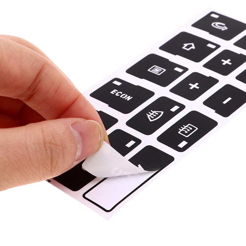 Car Air Condition Ac Climate Control Button Repair Stickers Decals For A4 B6 B7