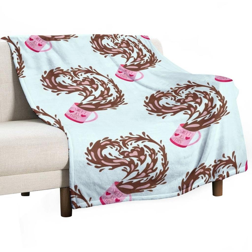 Сладкий Как Этот Плед Фланель Волосы манга рождественские подарки Пледы