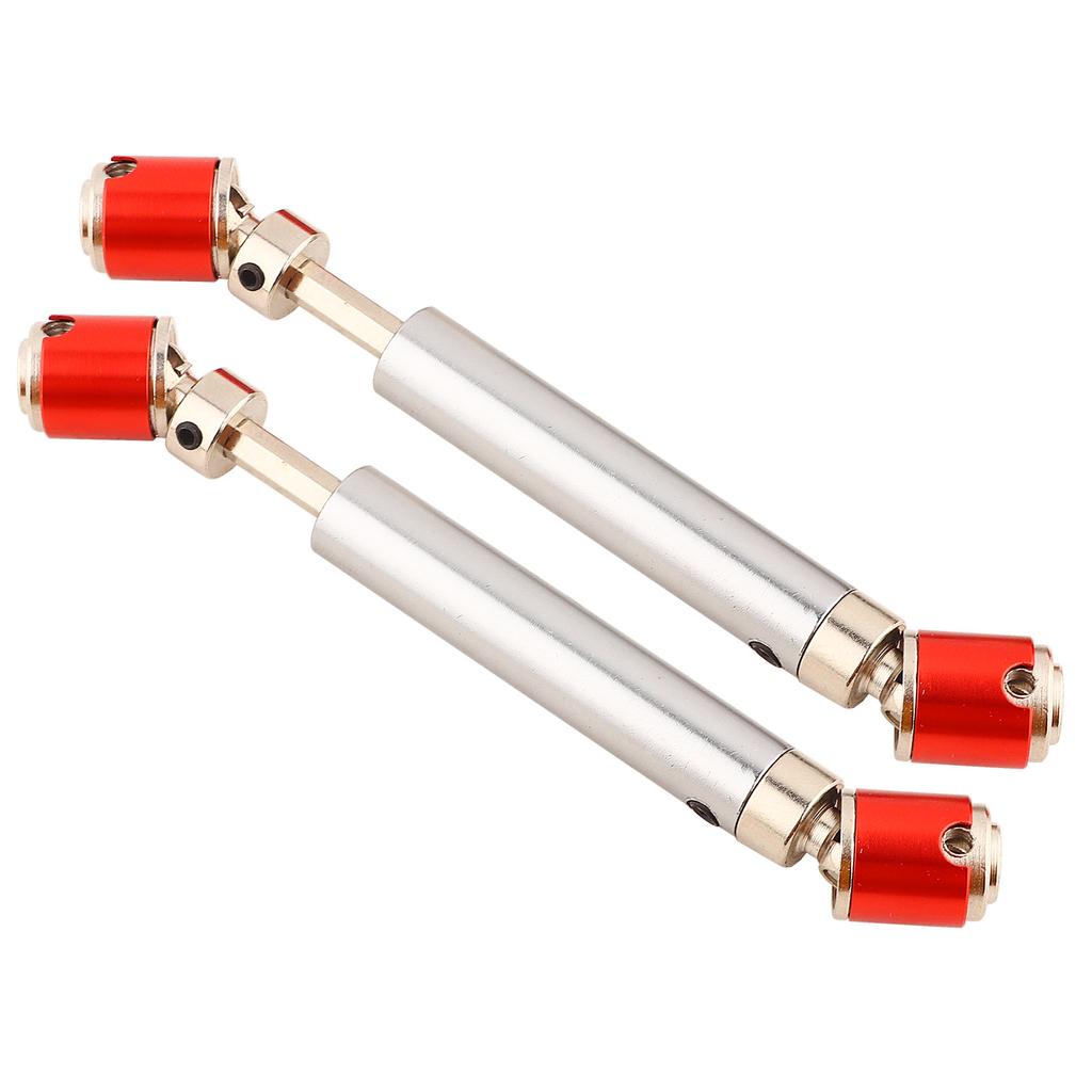 2 Pc Stainless Steel Drive Shafts, Nice Replacement A essories for SCX10 01 D90 D110 RC Crawler Part