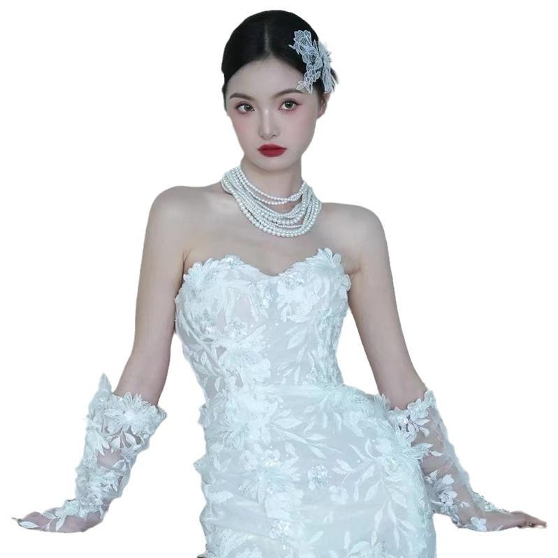 Свадебная ретро-фата, головной убор, французское кружево высокого класса, свадебная, красивая свадебная фотография, фото, аксессуары для волос