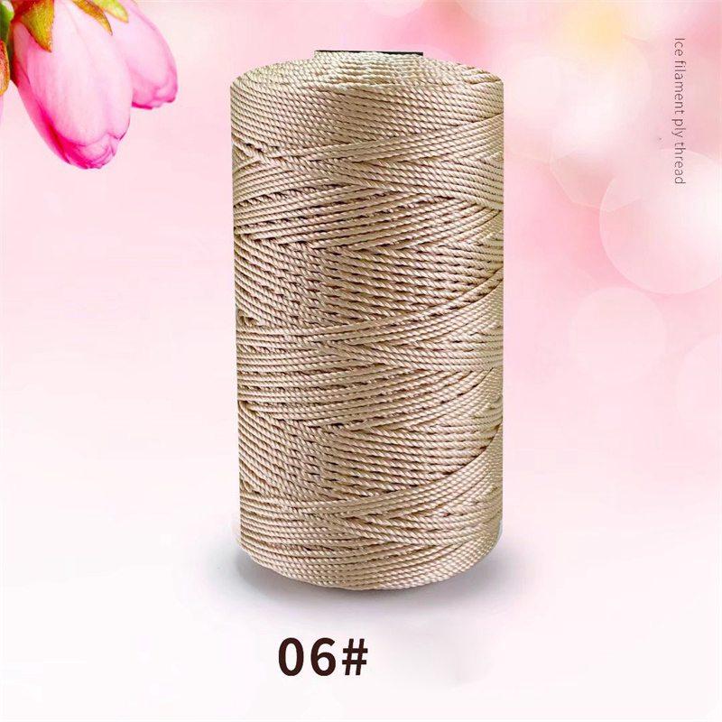 Ручная работа, ремесло, витой шнур макраме, сделай сам, свадебный декор, полипропиленовая швейная нить, 34 цвета, веревка
