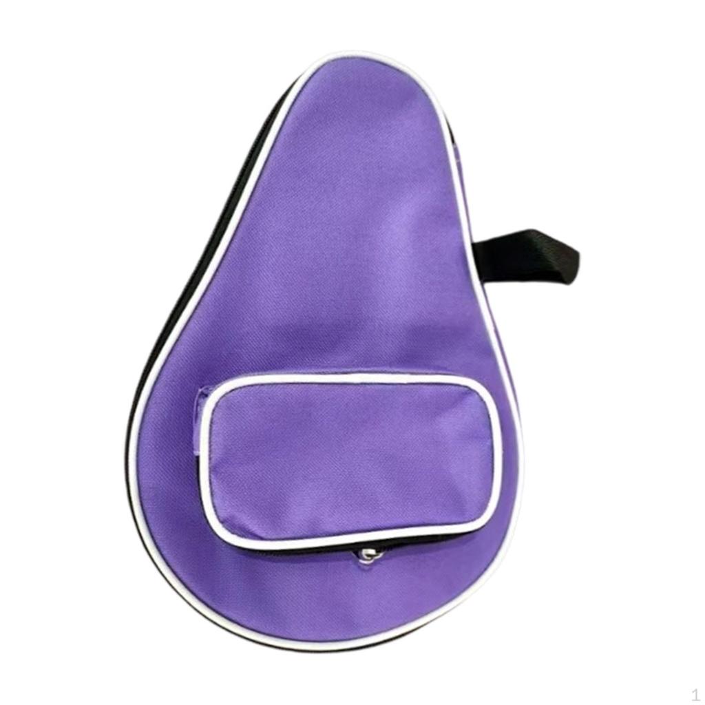Pingpong Paddle Case Bag Carrier Multifunctional Gourd Shape Protector Pouch Table Tennis Racket