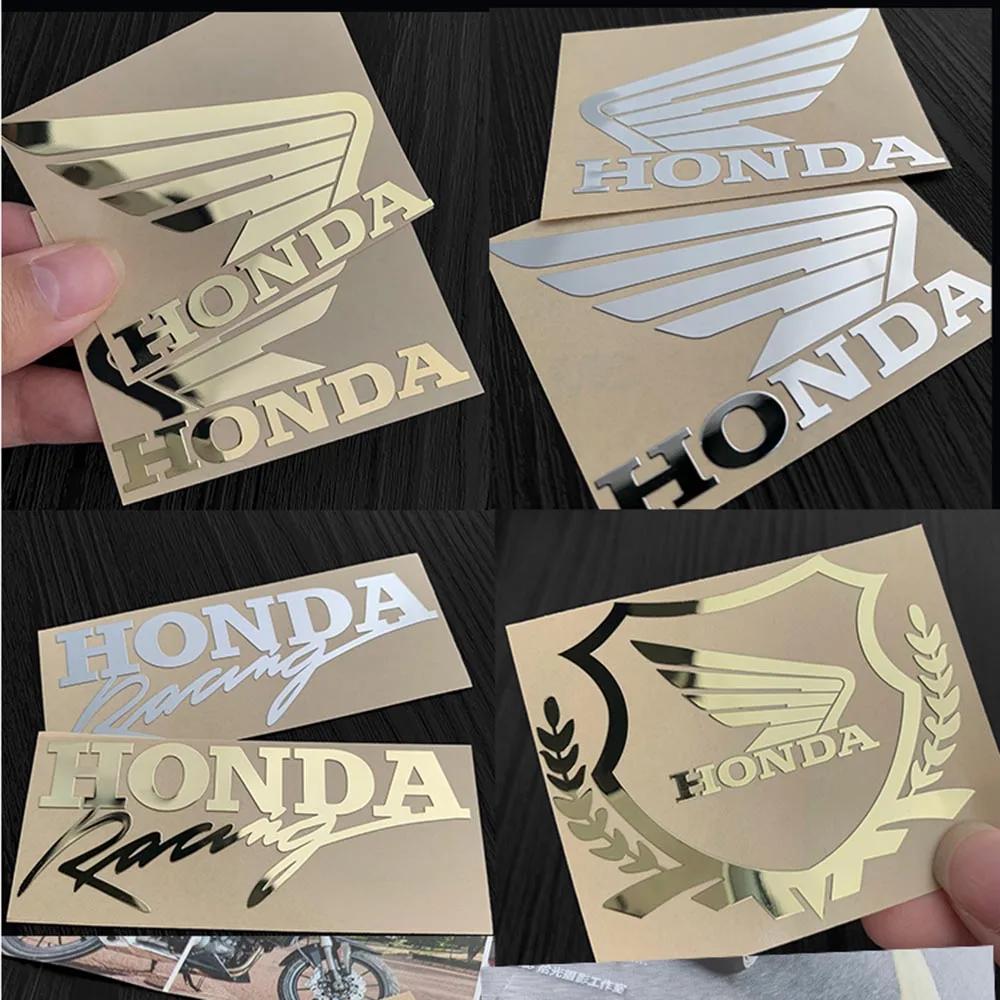 FPY1 Car Sticker Waterproof Modified Decorative for Honda Silver Gold Sticker Suitable for All Motorcycle Helmet Exhaust Pipe Decor