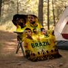 1pc Neymar5 Theme Blanket - Digital Print, Polyester, Cozy for All Seasons, Perfect for Outdoor, and Travel