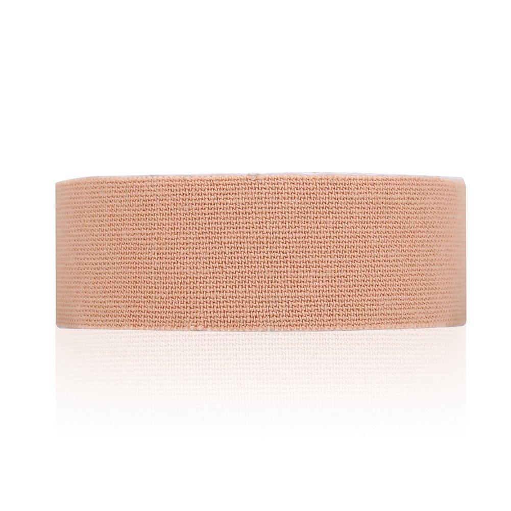 1 рулон хлопчатобумажной эластичной клейкой ленты для травм мышц, спортивной наклейки, повязочной ленты