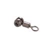 Portable Durable Stainless Steel Solid Rings Tackle Fishing Rolling Swivels Connector Ball Bearing
