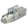 Trailer Tongue Coupler 2in Ball Head 63mm Channel Width 3500lbs Load Capacity Rust Proof for Caravan RV