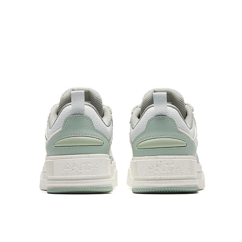 Anta Кроссовки Lifestyle Series с амортизацией, износостойкие, низкие, женские, серо-зеленые 922428001-7