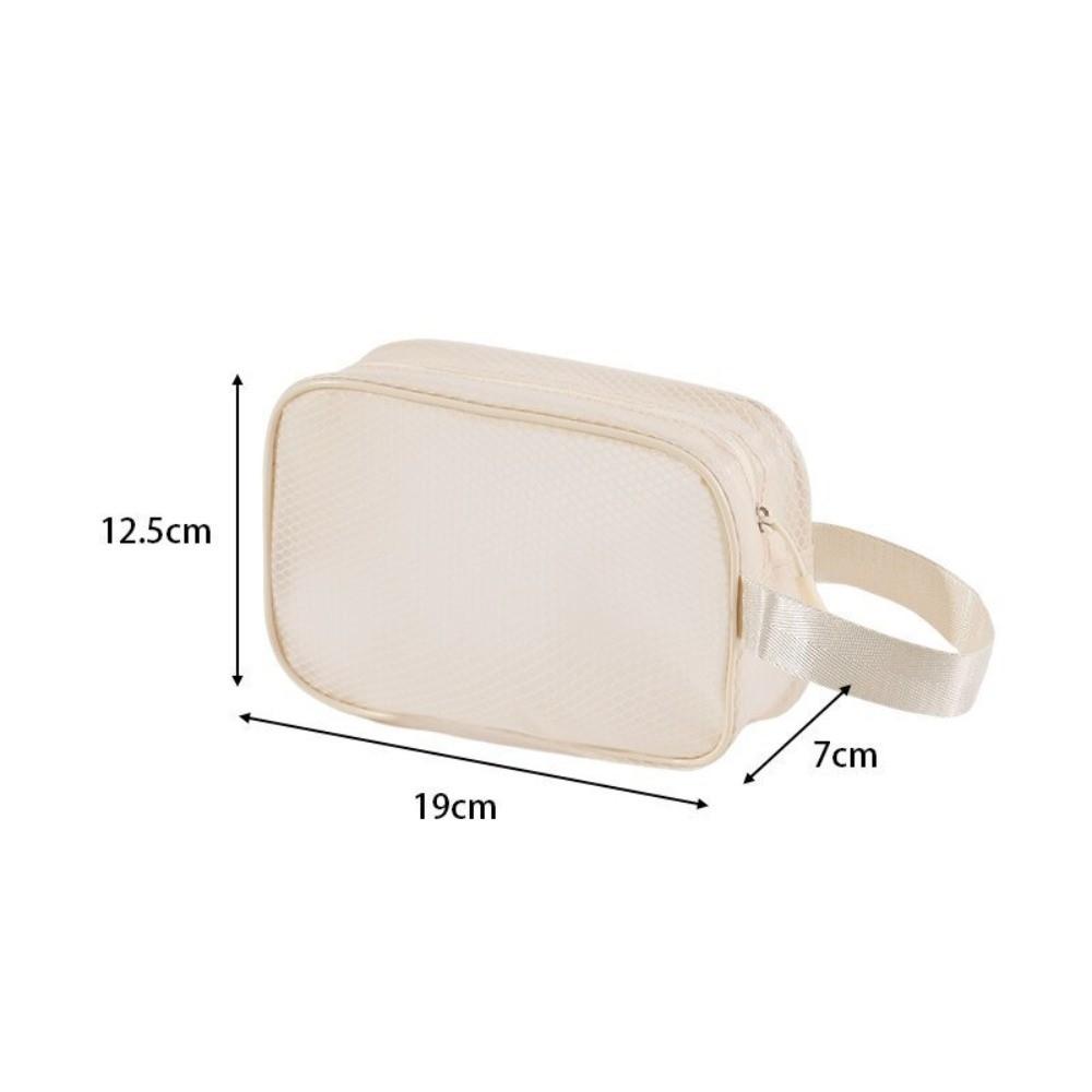 Handheld Mesh Makeup Bag Large Capacity Toiletry Kit Bag New Make Up Organizer Case  Travel