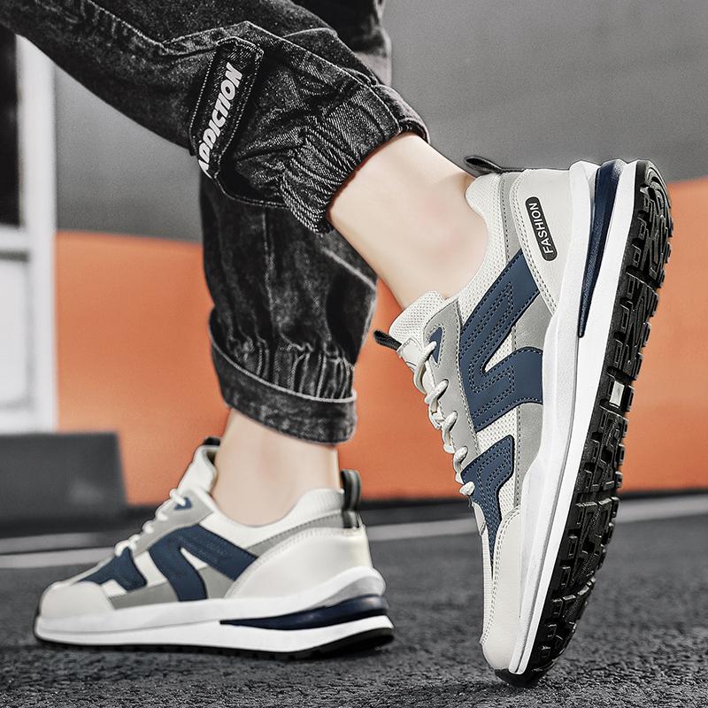 Men's New Fashion Four Seasons Comfortable Shoes Students Trending Sports Breathable Casual Running Sneakers Big Size