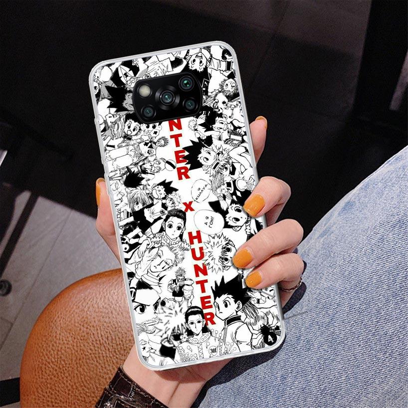 Hunter X Anime Phone Case For Xiaomi Poco X7 X6 X5 Pro F7 Ultra Redmi 15C 15 13C 13 12C 12 10 10A 10C 9 9A 9C 9T Cover Poco X7 X