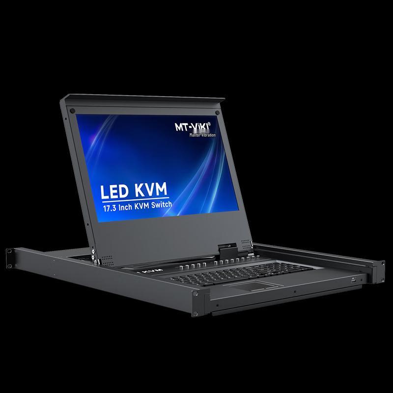 MT-viki 8-Port HDMI KVM Switch with 17-inch LED Display