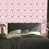 Retro Wallpaper Powder Pink and Coral for Living Room and Bedroom 50x1000
