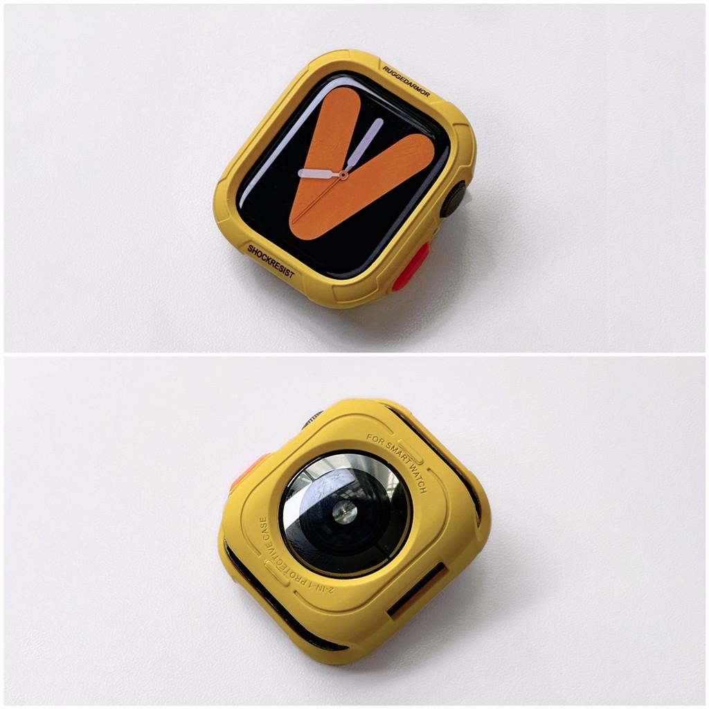 Мягкий силиконовый бампер-чехол для Apple Watch 10 9 8 7 6 SE 5, противоударная матовая крышка для iwatch 49мм 41мм 42мм 46мм 40мм 44мм 45 мм