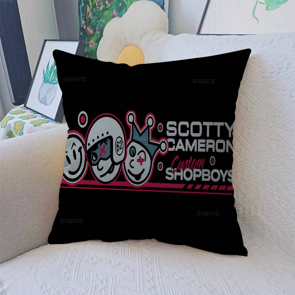 Чехол на подушку с логотипом S-Scotty C-Cameron Декоративный чехол для подушки Чехол для подушки Печатный чехол для подушки Для дивана